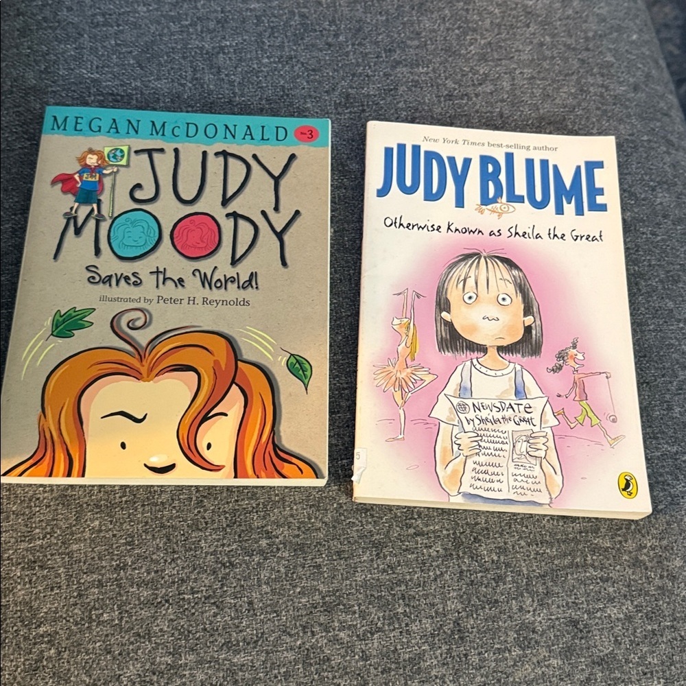 Judy Moody and Judy Blume Books